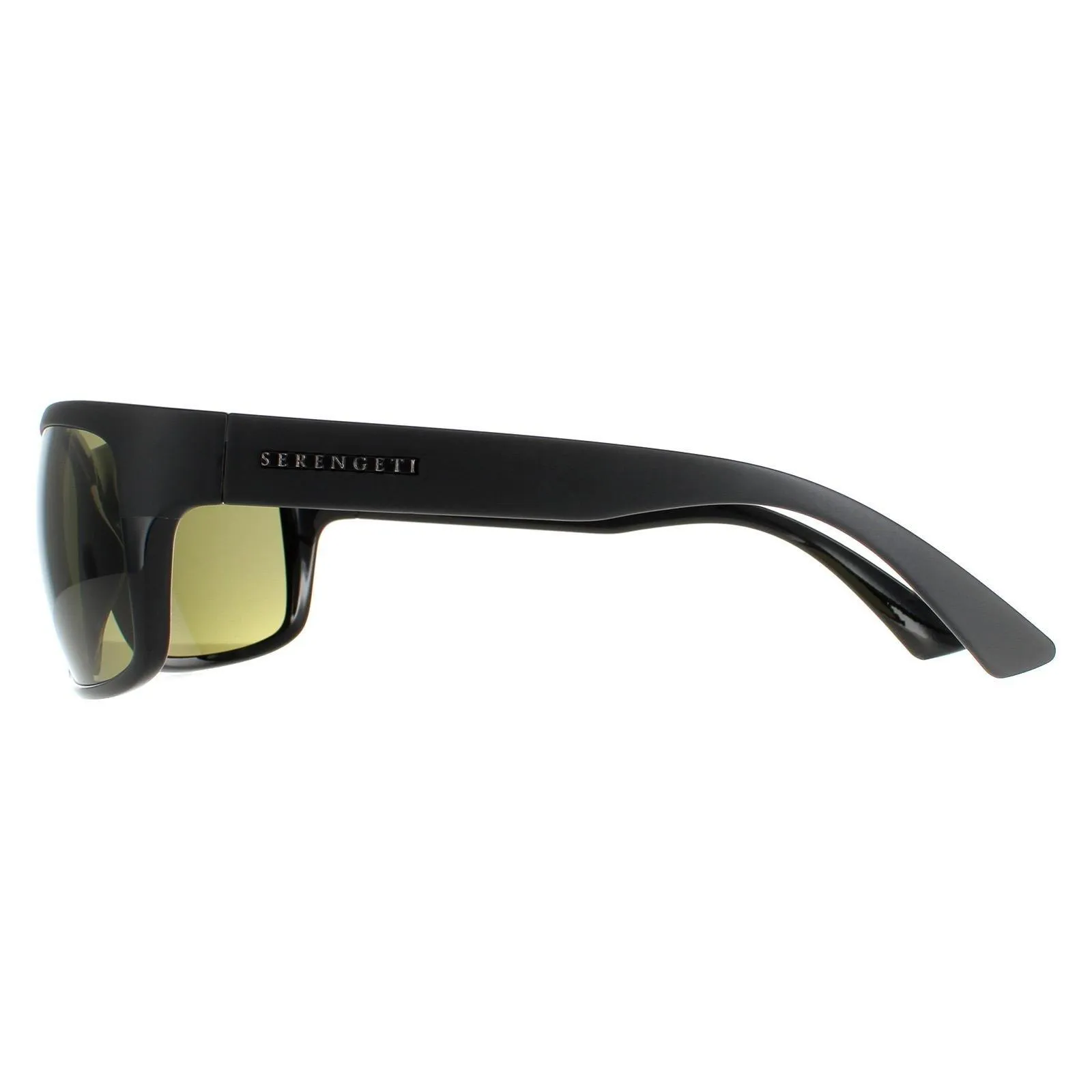 Sunglasses | Wrap Matte Black Top Shiny Black Mineral Polarized 555nm  Pistoia | Serengeti