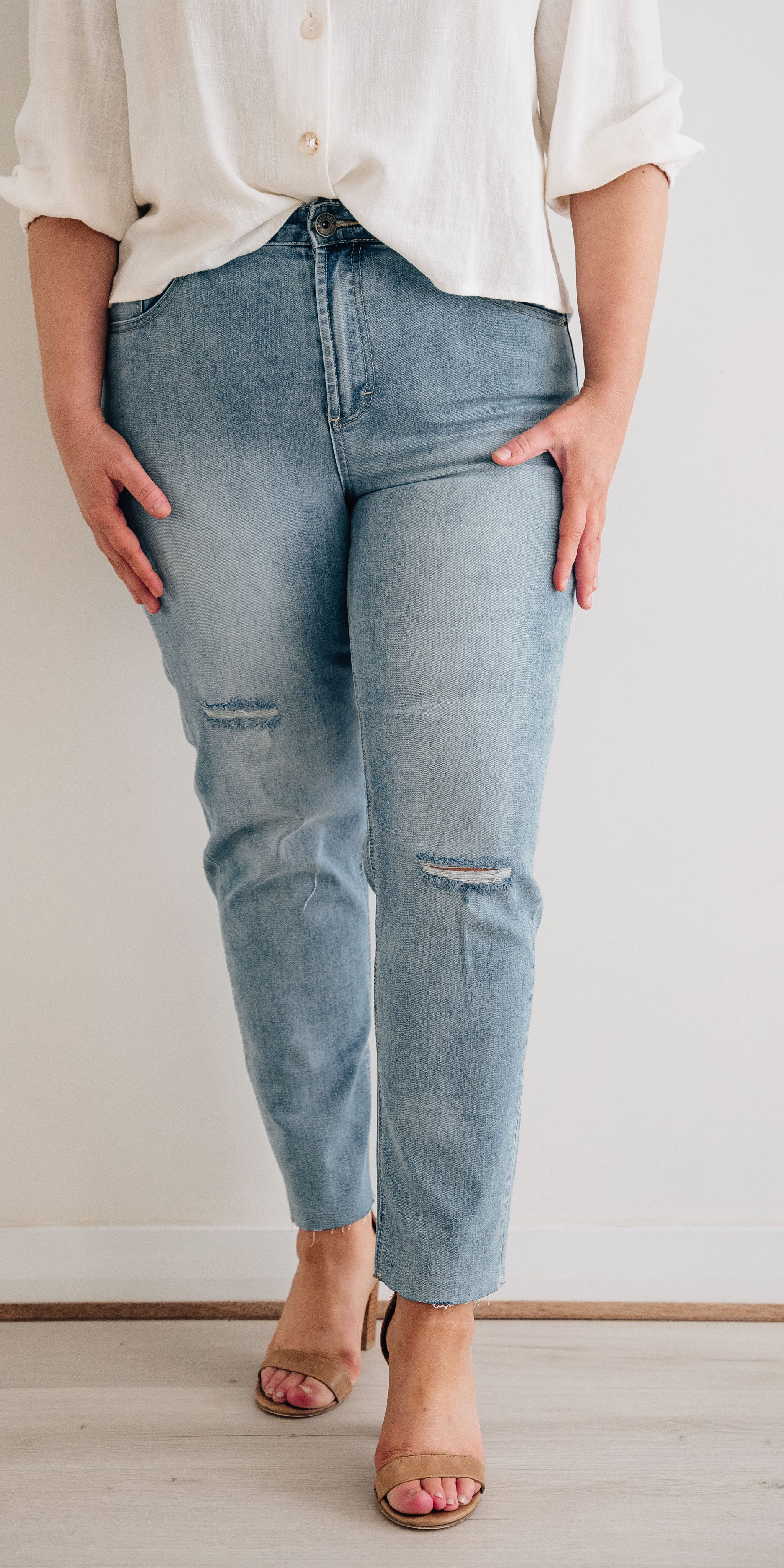 Taylor Mum jeans - blue