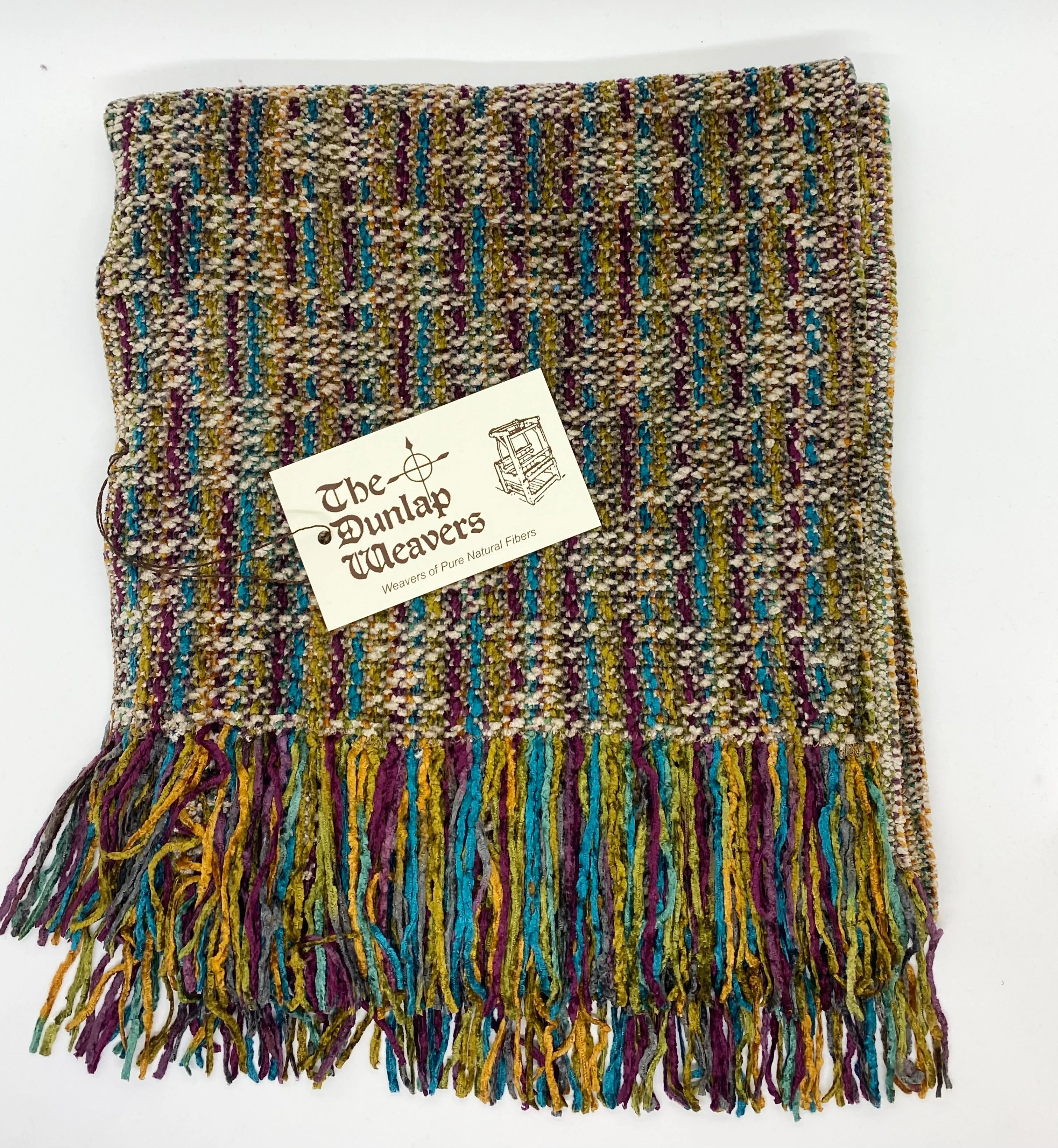 The Dunlap Weavers scarf, 1502 56 chenille (2 colors)