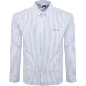 Tommy Jeans Classic Long Sleeve Shirt Blue