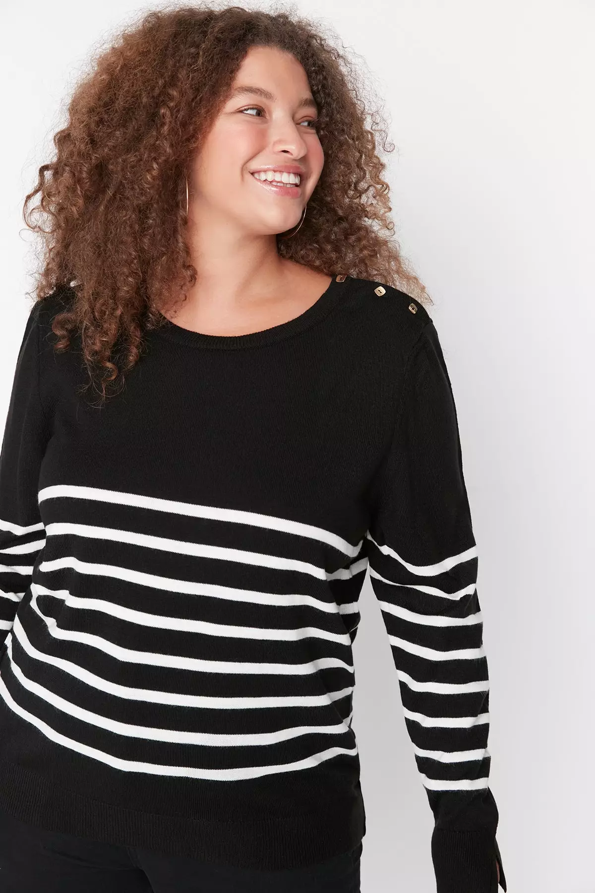 Trendyol Striped Knitwear Sweater