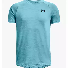 Under Armour Glacier Blue/Black Tech 2.0 S/S Tee