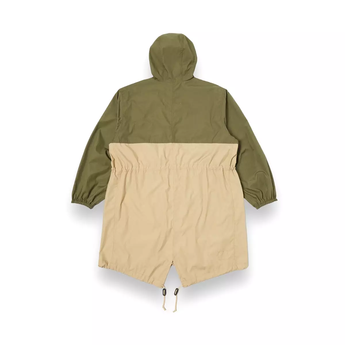 Universal Works Beach Parka 30101 recycled poly tech olive/sand