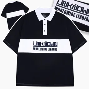 UNKNOWN  |Cotton Short Sleeves Logo Polos