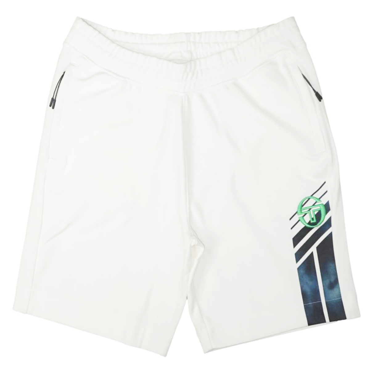 Velocita Shorts (White/Green/Marble) /D17