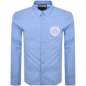 Versace Jeans Couture Long Sleeve Shirt Blue