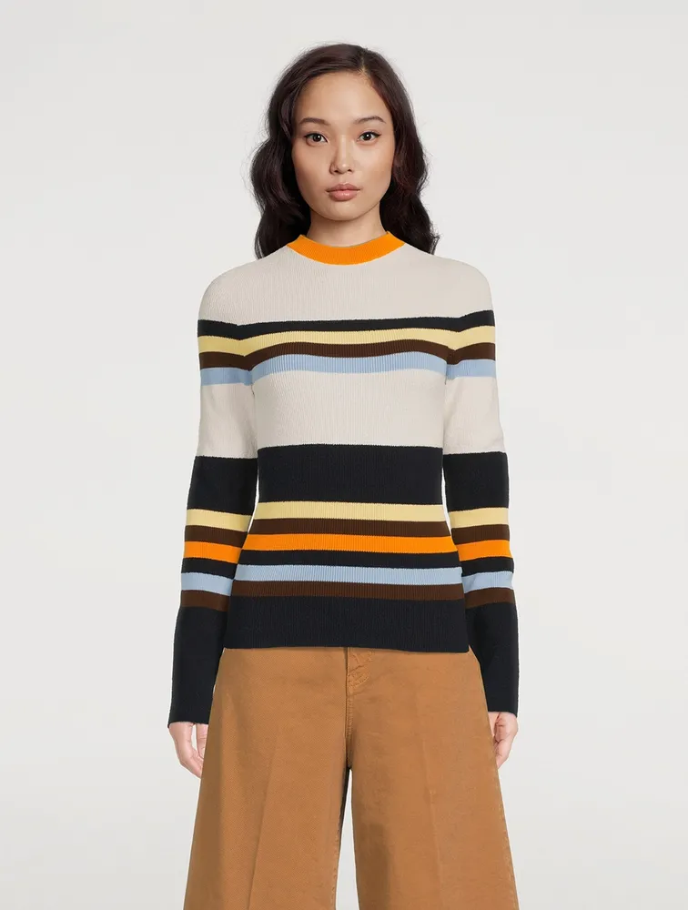 VICTORIA BECKHAM Striped Sweater