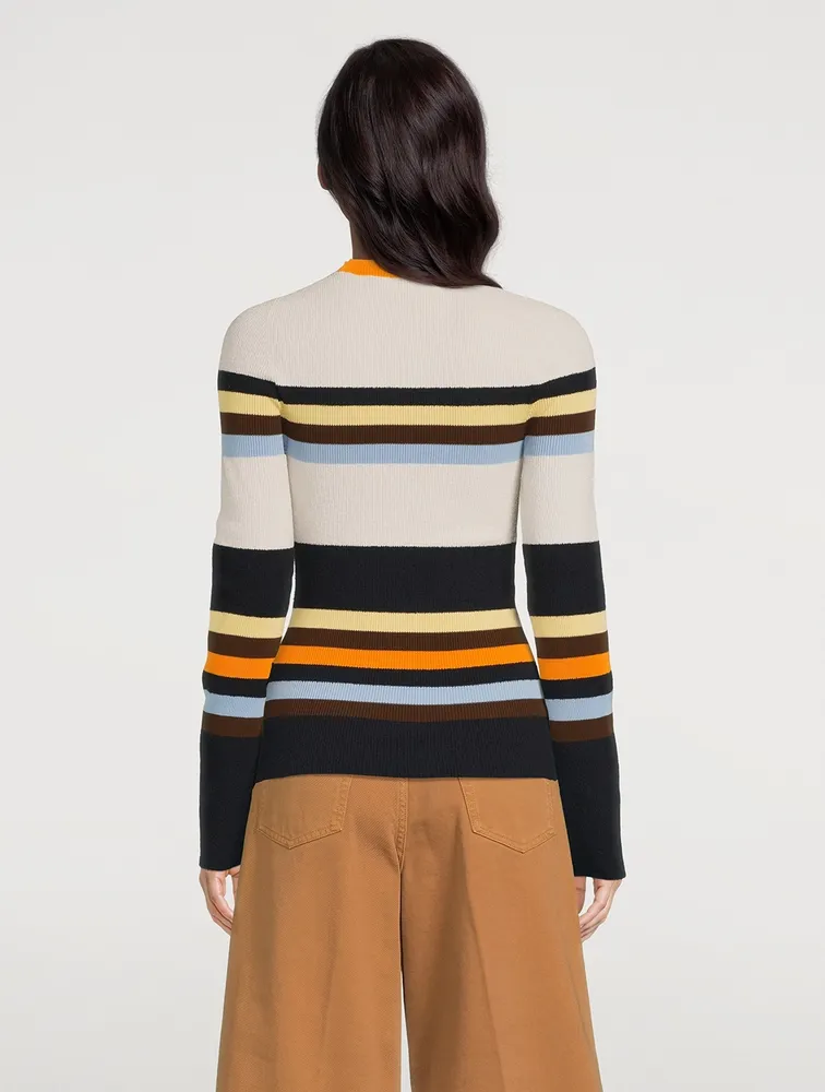 VICTORIA BECKHAM Striped Sweater