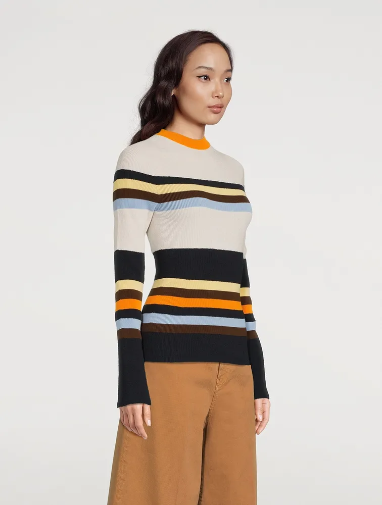 VICTORIA BECKHAM Striped Sweater