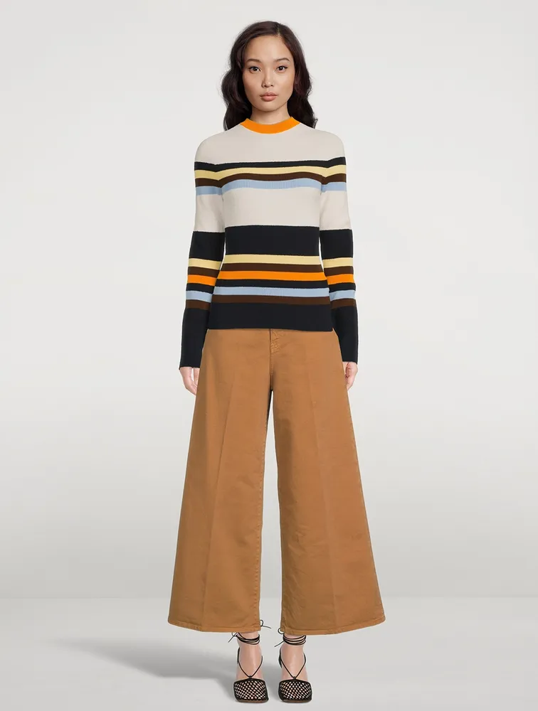 VICTORIA BECKHAM Striped Sweater