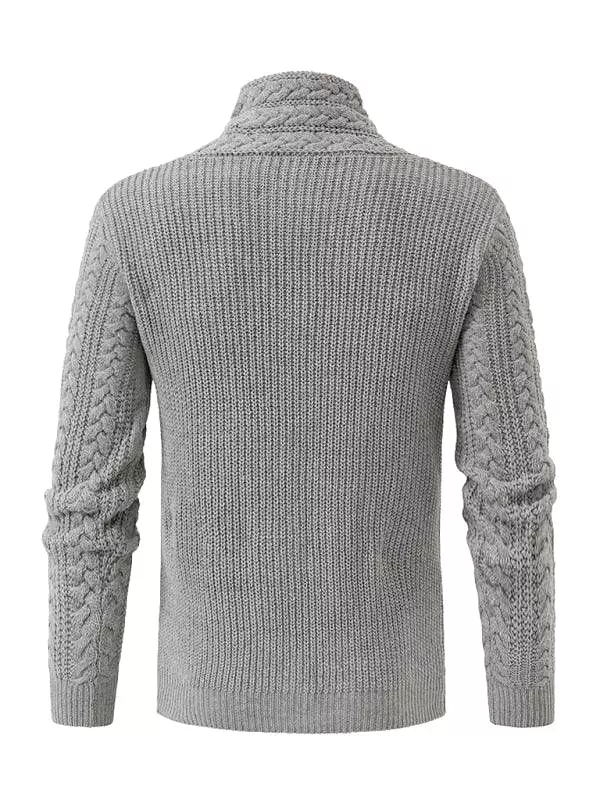 Warm Men Turtleneck Pullover Sweater