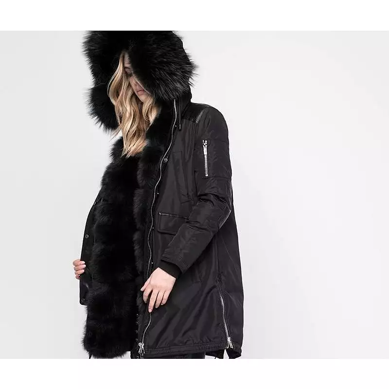 Women's Nicole Benisti Madison Parka - Black/Black