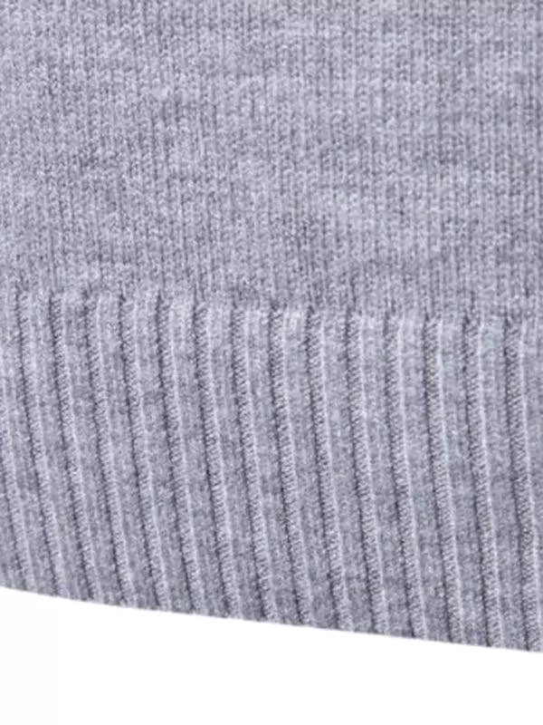 Wool Thick Knitted Turtleneck Men Sweater