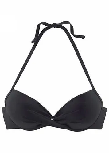 Wrap Front Push-Up Bikini Top by s.Oliver | Look Again