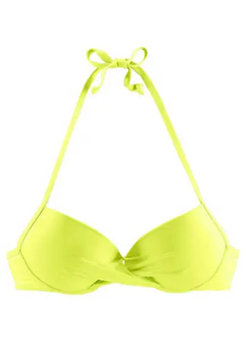 Wrap Front Push-Up Bikini Top by s.Oliver | Look Again