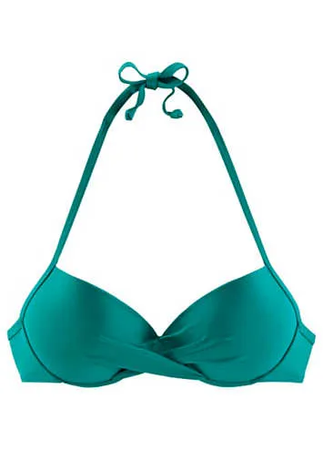 Wrap Front Push-Up Bikini Top by s.Oliver | Look Again