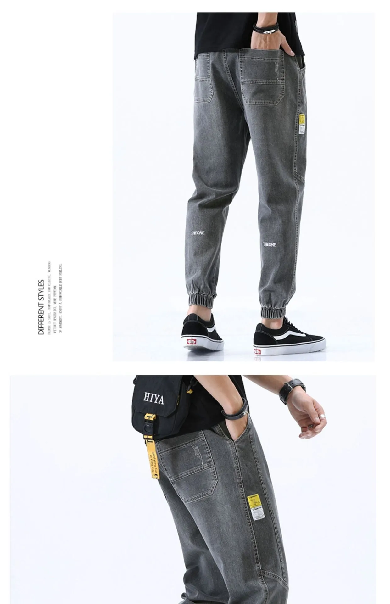 Xituodai New Loose Men Jeans Male Trousers Simple Design High Quality Cozy All-match Students Daily Casual Straight Denim Pants 