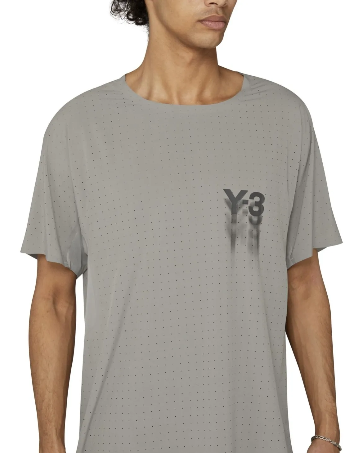 Y-3  |Crew Neck Collaboration Cotton Short Sleeves Logo Designers