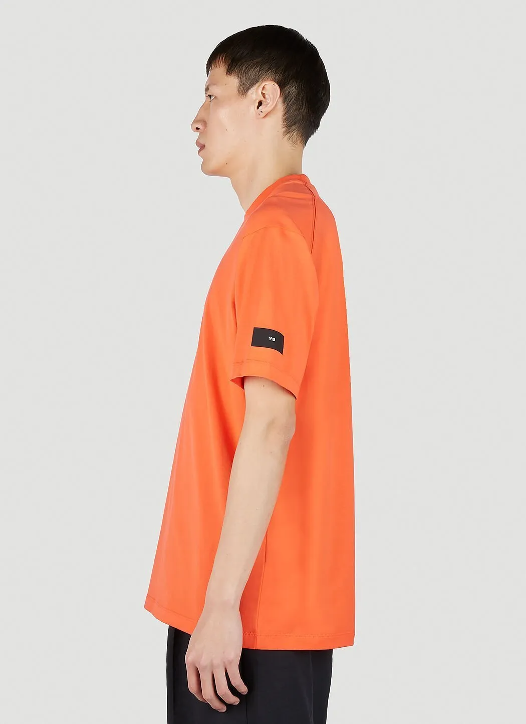 Y-3  |Crew Neck Street Style Cotton Short Sleeves Logo Designers