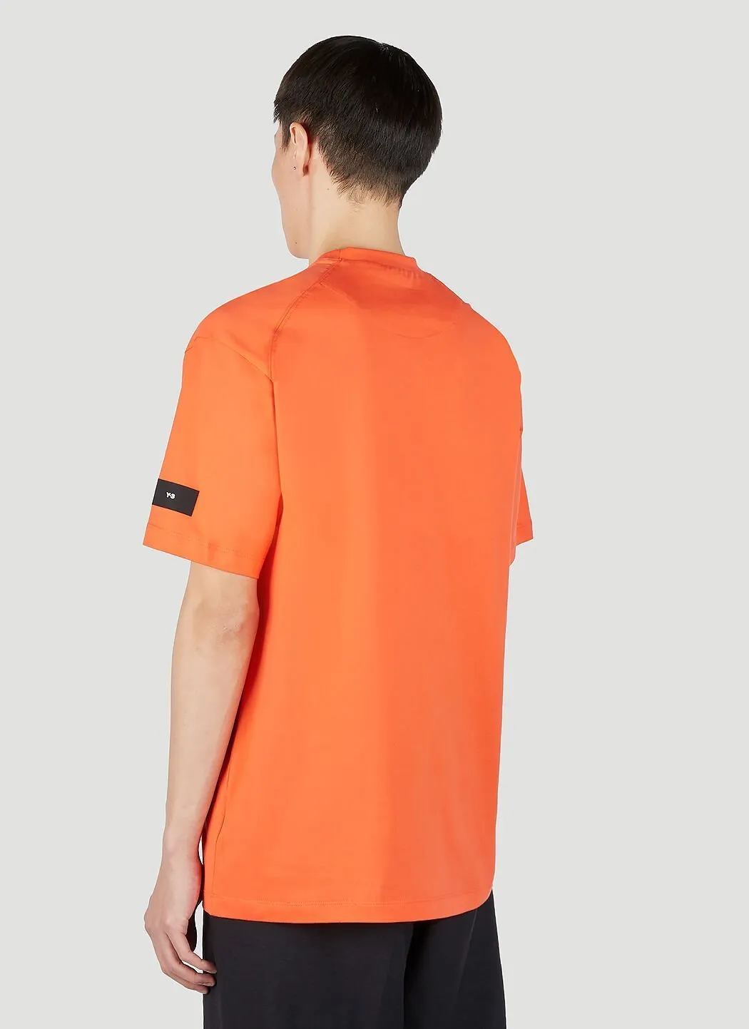 Y-3  |Crew Neck Street Style Cotton Short Sleeves Logo Designers