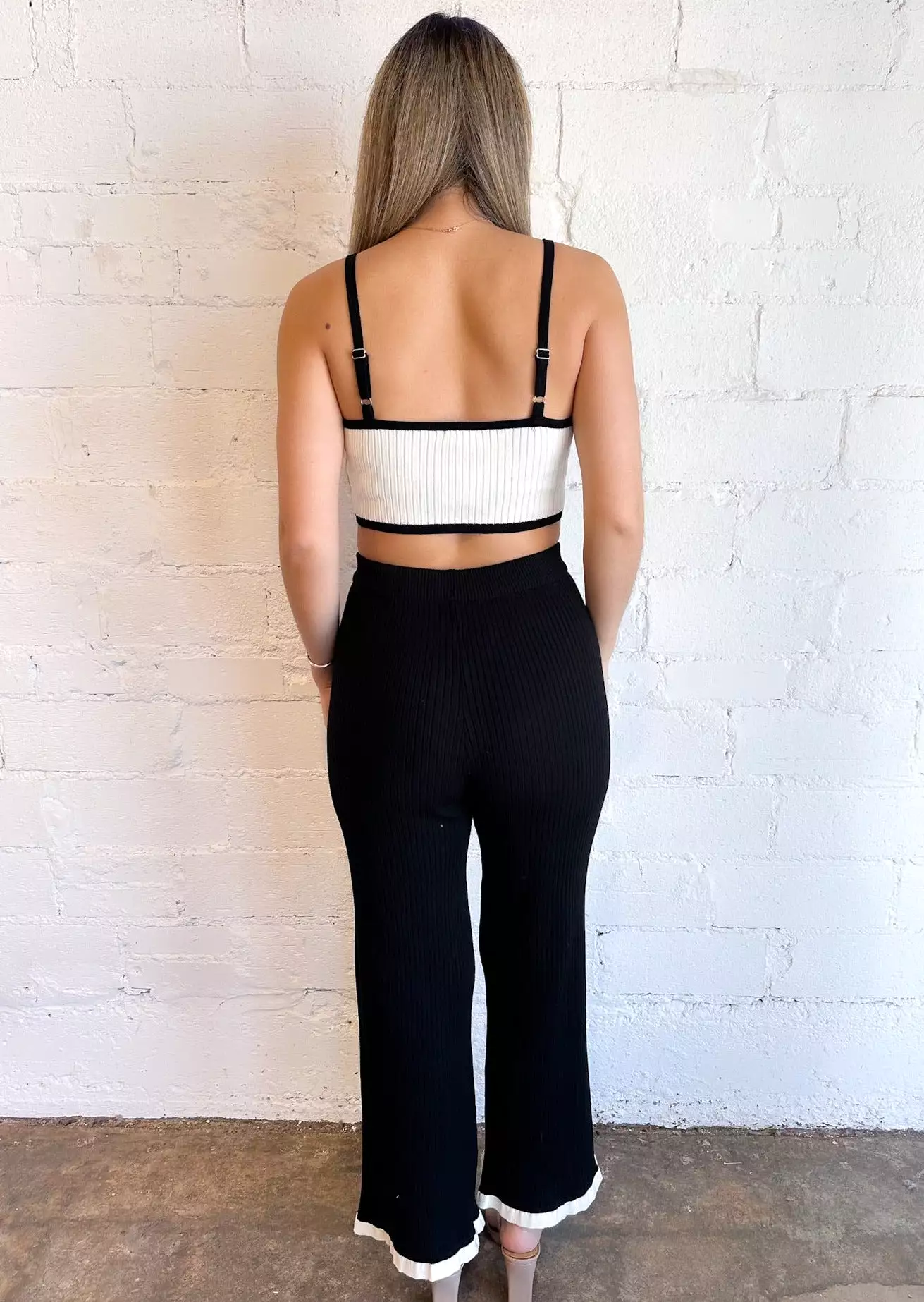 Yin Yang Sweater Rib Pants