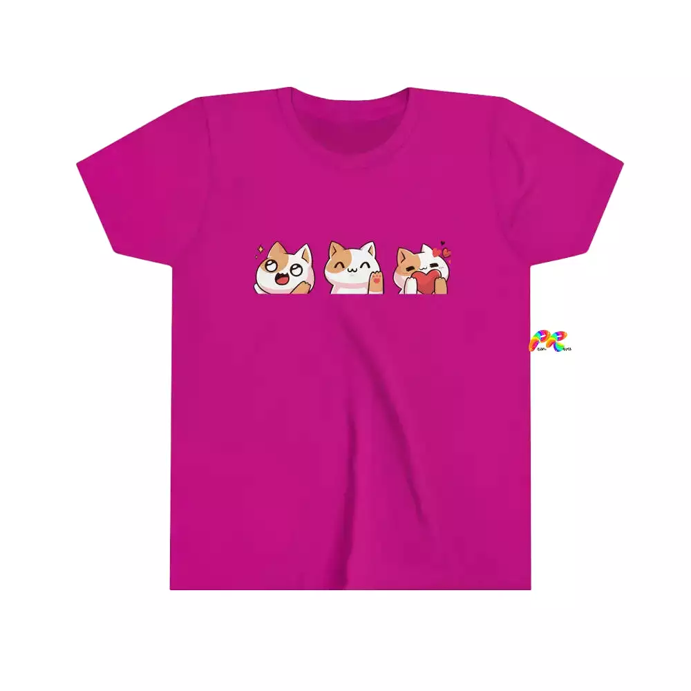 Youth Kawaii Kats Short Sleeve Tee